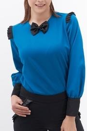  Blue Moño Blouse