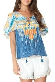  Silk Colorful Blouse