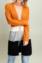  Colorblock Duster Cardigan