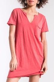  Coral T-shirt Dress