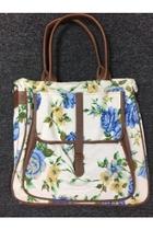  Floral Canvas Tote