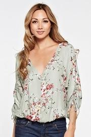  Shirring Sleeve Top