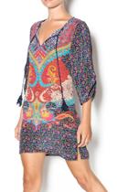  Blue Multi Tunic Dress