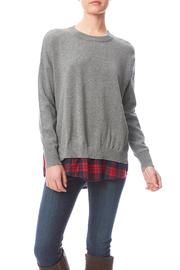  Plaid Underlay Sweater
