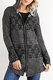  Knit Hoodie Cardigan