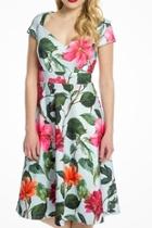  Sweetheart Floral Dress