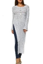 Maxi Slit Sweater