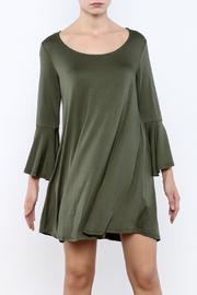  Bell Sleeve Jersey Dress
