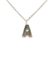  Abalone Initial Necklace