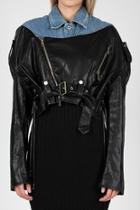  Denim & Leather Jacket