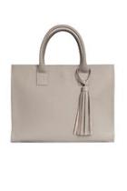  Grey Leather Work Bag