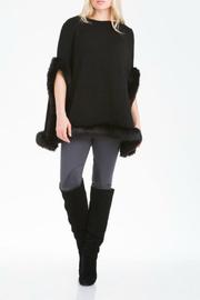  Daria Fur Trim Poncho