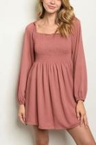 Smocked Peasant Dress