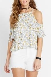  Flutter Floral Blouse