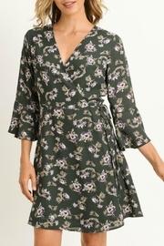  Boho Floral Wrap-dress