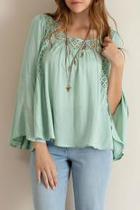  Pleasantly Sage Top