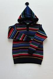  Striped Hooded Jumper