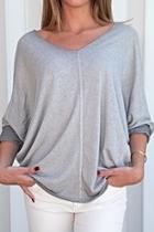  Double V-neck Top