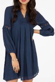  Navy Blouse Dress