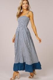  Gingham Maxi Dress