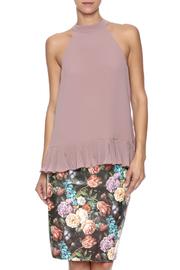  Lavender Ruffle Top