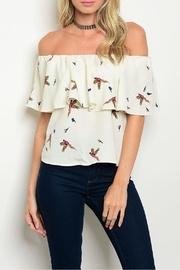  Birds Print Top