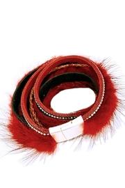  Red Fur Bracelet