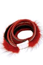  Red Fur Bracelet