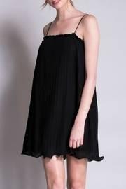  Crinkle Black Dress