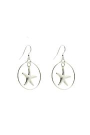  Maui Silver Starfish Earrings