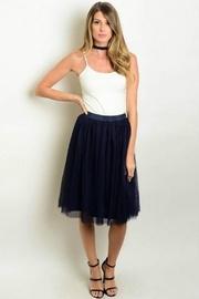  Navy Tulle Skirt