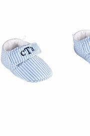  Monogrammed Seersucker Shoes