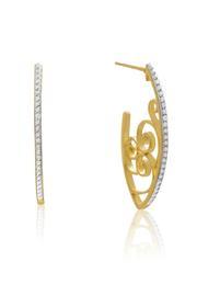  Delicate Diamond Hoops