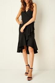  Raquel Black Wrap Dress