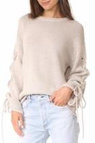  Ailbe Lace Up Sweater