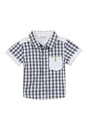  Navy Checkered Shirt