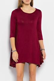  Burgundy Lace Tunic