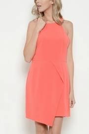 Round Neck Solid Dress