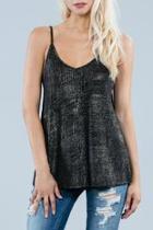  Metallic Cami Top