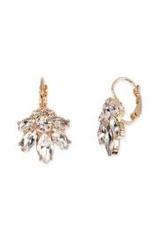  Marquise-lever Back Crystal-earrings