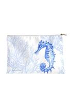  Indigo Seahorse Pouch