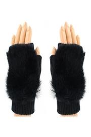  Faux-fur Fingerless Gloves