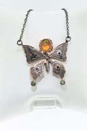 Opal Butterfly Necklace