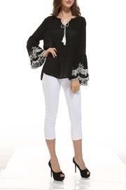  Embroidered Tassle Top
