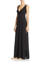  Plunge-neck Maxi Dress