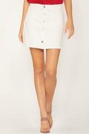  Alluring Lace-contrast Skirt