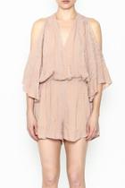  Blush Embroidered Romper