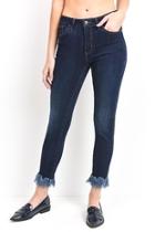  Fringe Crop Denim