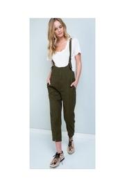  Olive Denim Overalls