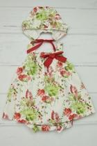  Flower Dress & Bonnet